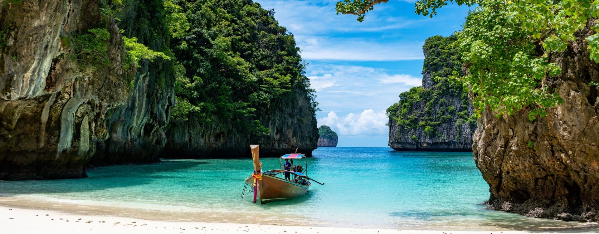 Stunning beach view in thailand