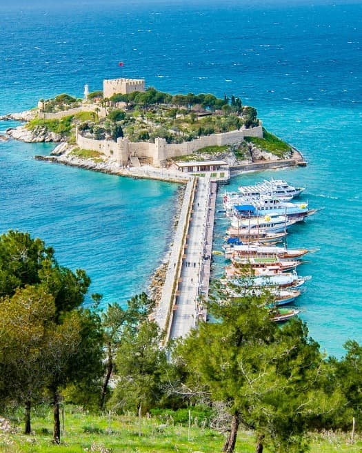 Aerial view of kusadasi , Turkey