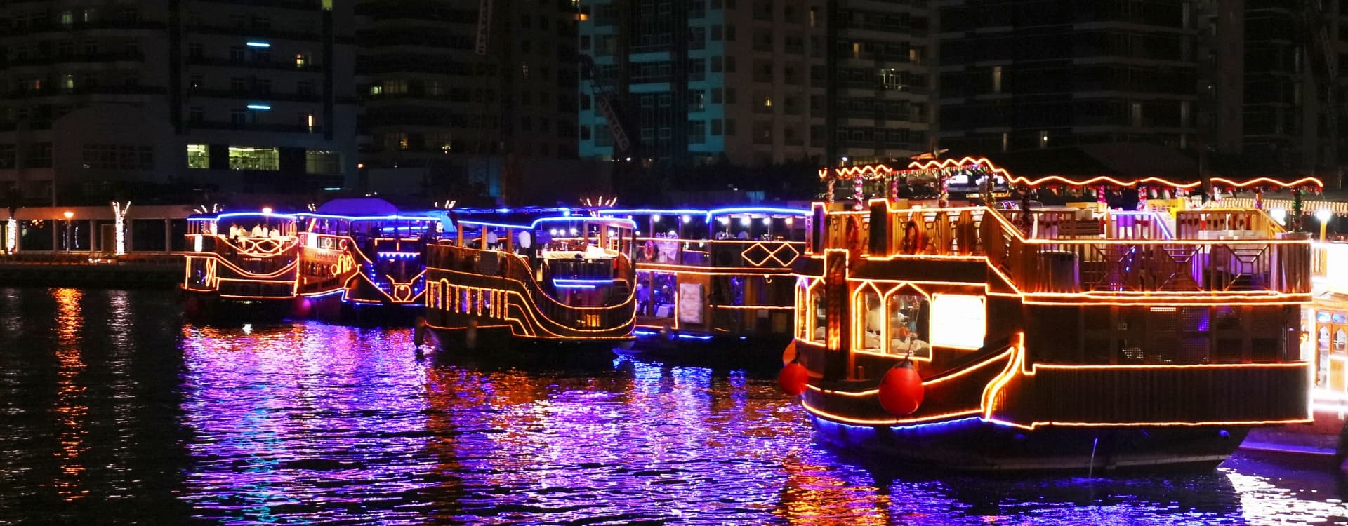 Dubai Marina Dhow Cruise Boat