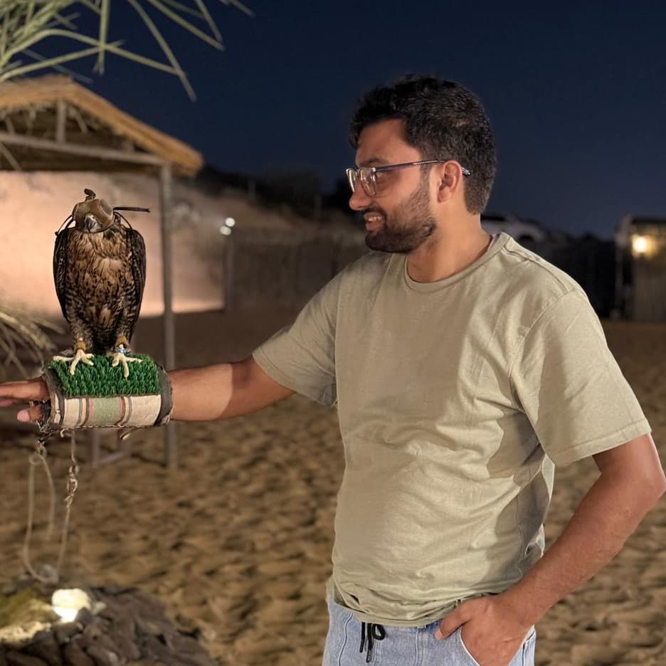 Ghimire Bandhu at Desert Safari