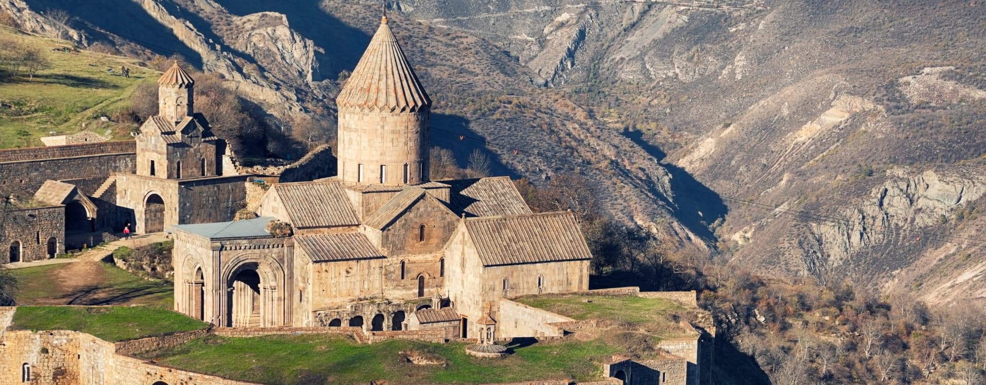 Beautiful View Of Tatev Monastery Armenia