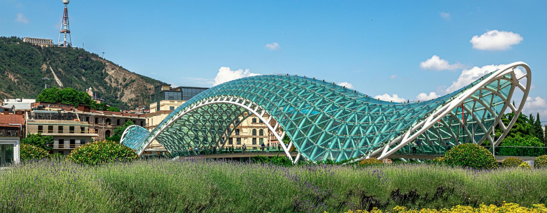The Bridge Of Peace In Tbilisi Georgia
