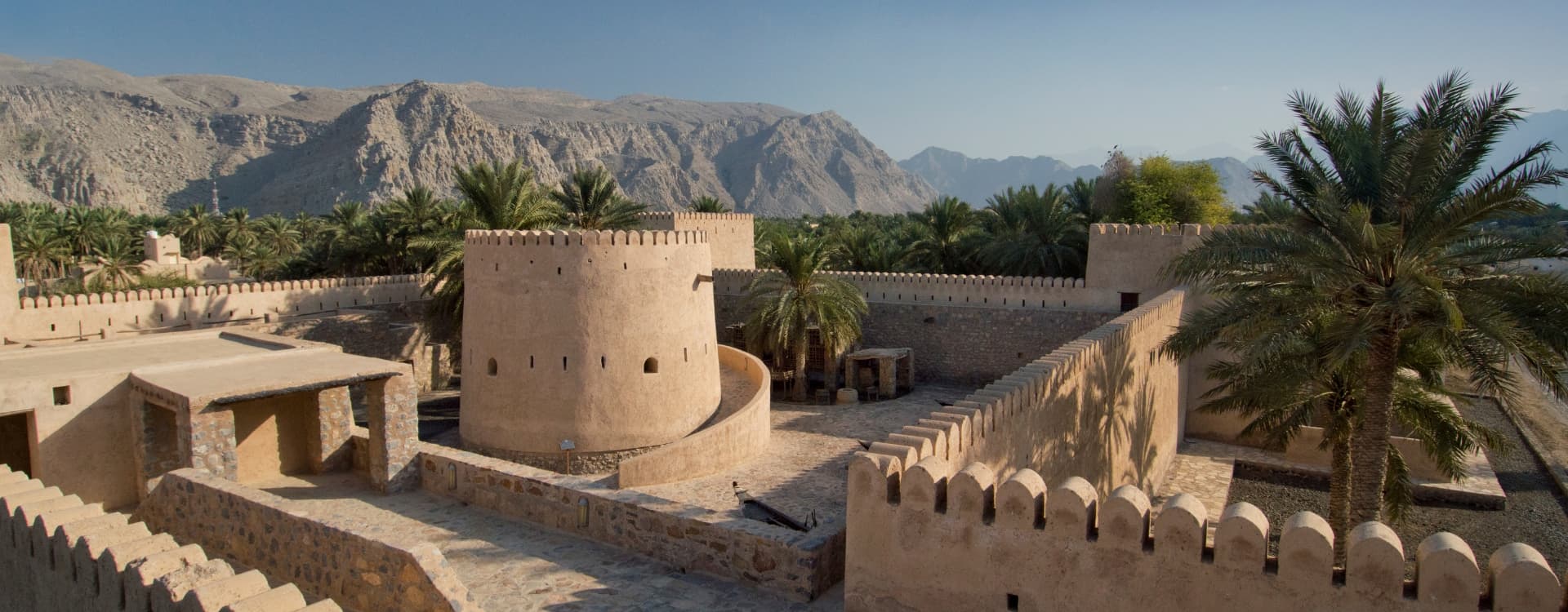 Inside Khasab Castle Musandam Oman