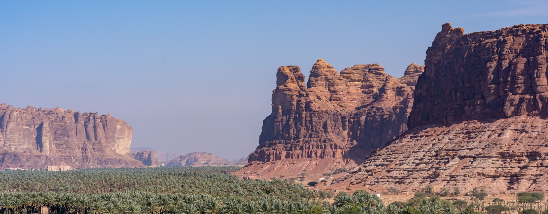 Beautiful Canyons view in al ula Saudi Arabia