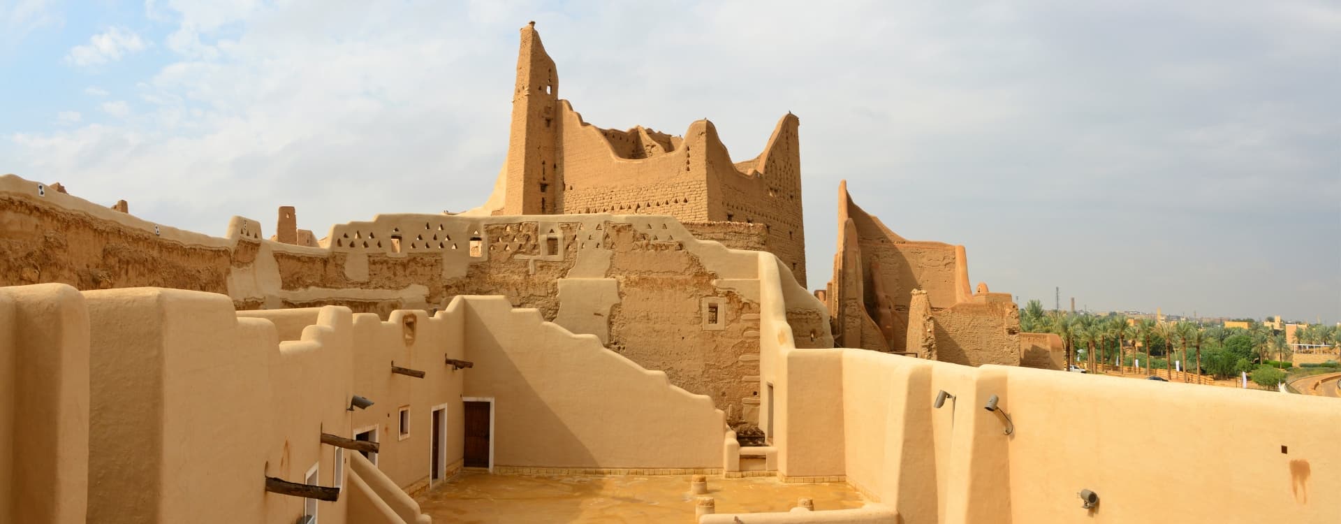Salwa Palace panorama   UNESCO World Heritage Site, Riyadh, Saudi Arabia