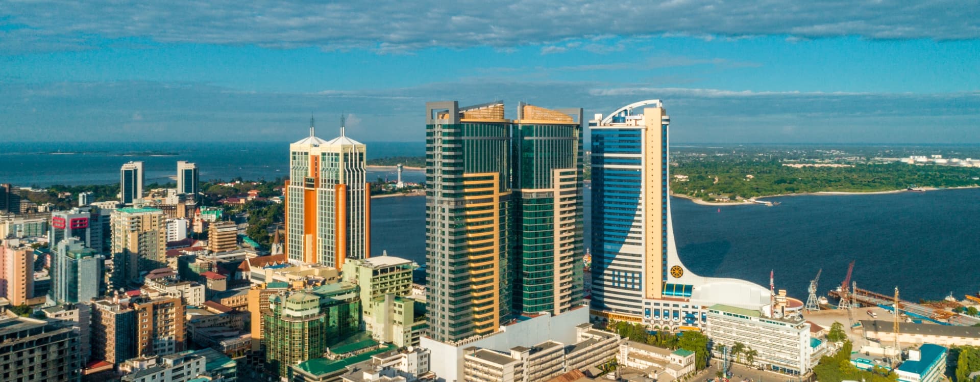 Dar Es Salaam City Skyline in Tanzania